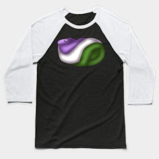 GenderQueer Snake Baseball T-Shirt